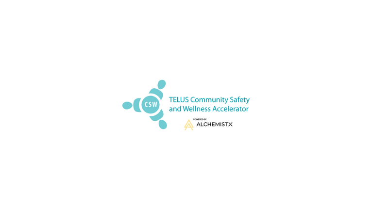 TELUS Community Safety and Wellness Accelerator Logo
